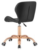Krzesło obrotowe VASTO OFFICE PU BLACK ROSE GOLD