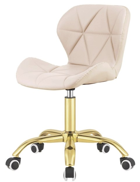 Krzesło obrotowe VASTO OFFICE PU CREAM GOLD