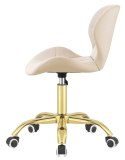 Krzesło obrotowe VASTO OFFICE PU CREAM GOLD
