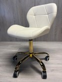 Krzesło obrotowe VASTO OFFICE PU CREAM GOLD