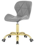 Krzesło obrotowe VASTO OFFICE PU GREY GOLD