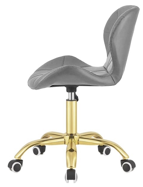 Krzesło obrotowe VASTO OFFICE PU GREY GOLD