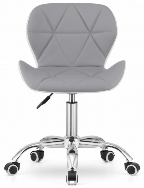 Krzesło obrotowe VASTO OFFICE PU GREY + WHITE