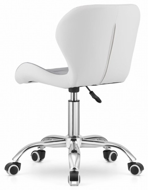 Krzesło obrotowe VASTO OFFICE PU GREY + WHITE
