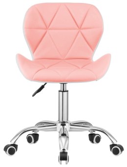 Krzesło obrotowe VASTO OFFICE PU PINK+WHITE