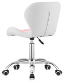 Krzesło obrotowe VASTO OFFICE PU PINK+WHITE
