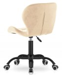Krzesło obrotowe VASTO OFFICE VELVET BEIGE SMOKE