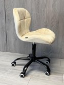 Krzesło obrotowe VASTO OFFICE VELVET BEIGE SMOKE