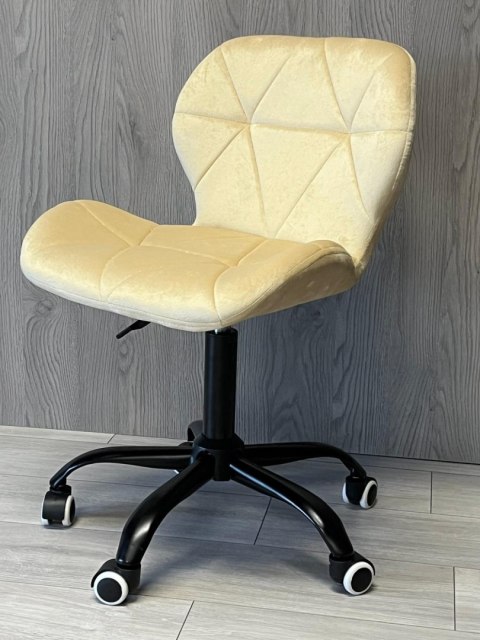 Krzesło obrotowe VASTO OFFICE VELVET BEIGE SMOKE