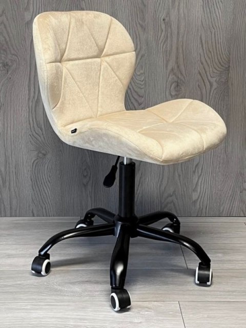 Krzesło obrotowe VASTO OFFICE VELVET BEIGE SMOKE