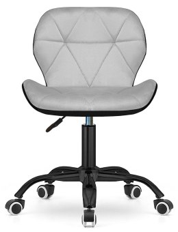 Krzesło obrotowe VASTO OFFICE VELVET BLACK + GREY SMOKE