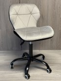 Krzesło obrotowe VASTO OFFICE VELVET BLACK + GREY SMOKE