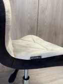 Krzesło obrotowe VASTO OFFICE VELVET BLACK + GREY
