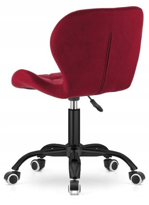 Krzesło obrotowe VASTO OFFICE VELVET BURGUNDY SMOKE