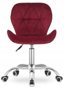 Krzesło obrotowe VASTO OFFICE VELVET BURGUNDY