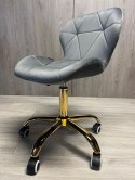 Krzesło obrotowe VASTO OFFICE VELVET DARK GREY GOLD