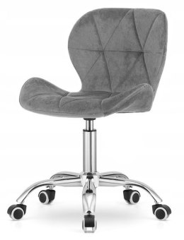 Krzesło obrotowe VASTO OFFICE VELVET DARK GREY