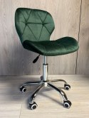 Krzesło obrotowe VASTO OFFICE VELVET FOREST GREEN