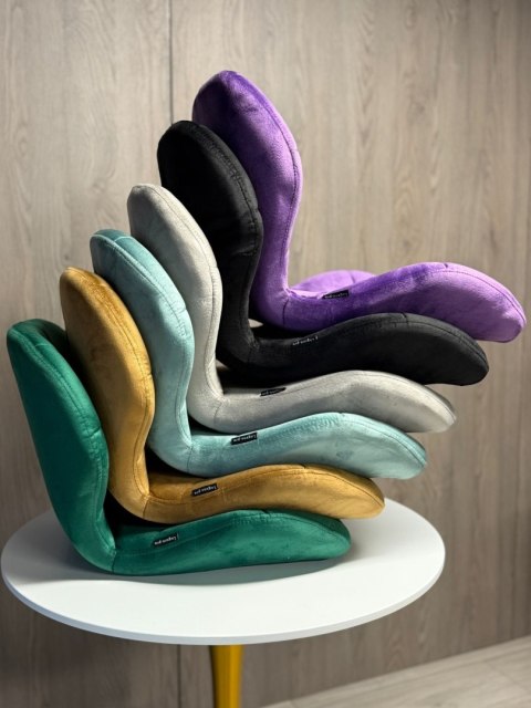 Krzesło obrotowe VASTO OFFICE VELVET GREY