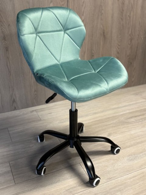 Krzesło obrotowe VASTO OFFICE VELVET MINT SMOKE