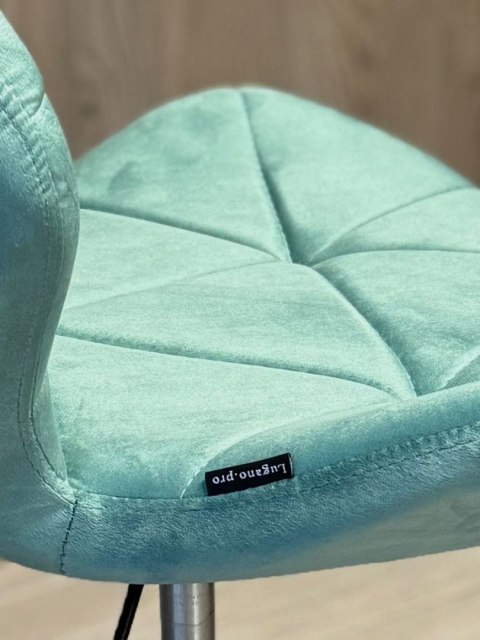 Krzesło obrotowe VASTO OFFICE VELVET MINT SMOKE