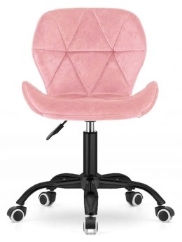 Krzesło obrotowe VASTO OFFICE VELVET PINK SMOKE OUTLET