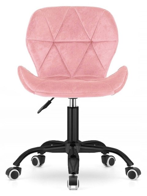 Krzesło obrotowe VASTO OFFICE VELVET PINK SMOKE OUTLET