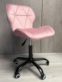 Krzesło obrotowe VASTO OFFICE VELVET PINK SMOKE OUTLET
