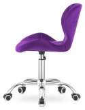 Krzesło obrotowe VASTO OFFICE VELVET PURPLE