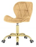 Krzesło obrotowe VASTO OFFICE VELVET SUNNY GOLD