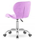 Krzesło obrotowe VASTO OFFICE VELVET VIOLET