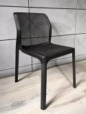 Krzesło plastikowe nowoczesne SILLA BLACK