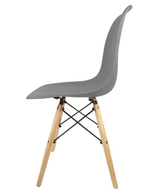 Krzesło skandynawskie IMPERIA DARK GREY