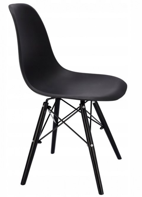 Krzesło skandynawskie IMPERIA NERO SMOKE