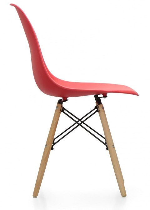 Krzesło skandynawskie IMPERIA RED