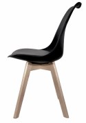 Krzesło skandynawskie MONZA BLACK Pro