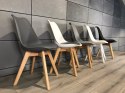 Krzesło skandynawskie MONZA BLACK Pro