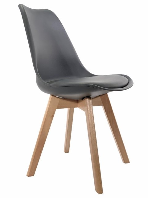 Krzesło skandynawskie MONZA DARK GREY II GATUNEK