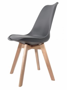 Krzesło skandynawskie MONZA DARK GREY Pro