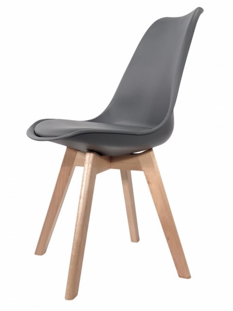 Krzesło skandynawskie MONZA DARK GREY Pro