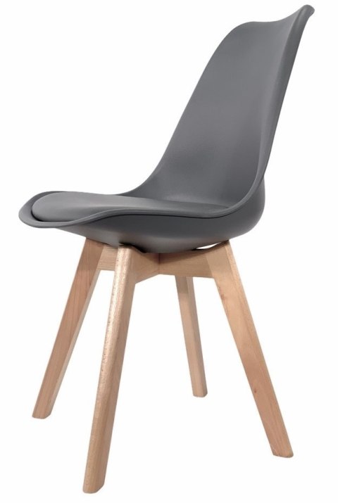 Krzesło skandynawskie MONZA DARK GREY Pro
