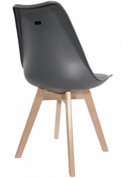 Krzesło skandynawskie MONZA DARK GREY Pro