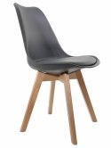 Krzesło skandynawskie MONZA DARK GREY Pro