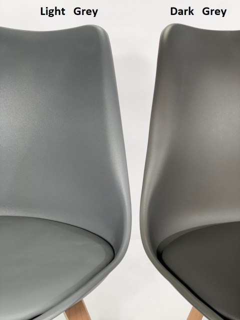 Krzesło skandynawskie MONZA DARK GREY Pro