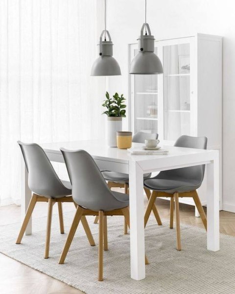 Krzesło skandynawskie MONZA DARK GREY Pro