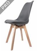 Krzesło skandynawskie MONZA DARK GREY Pro