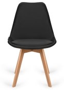Krzesło skandynawskie MONZA GRANDE BLACK VELVET II GATUNEK