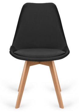 Krzesło skandynawskie MONZA GRANDE BLACK VELVET II GATUNEK