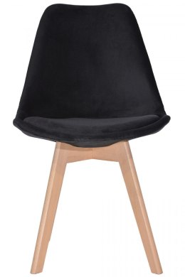 Krzesło skandynawskie MONZA GRANDE BLACK VELVET II GATUNEK