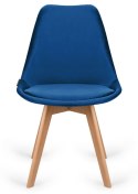 Krzesło skandynawskie MONZA GRANDE BLUE VELVET II GATUNEK